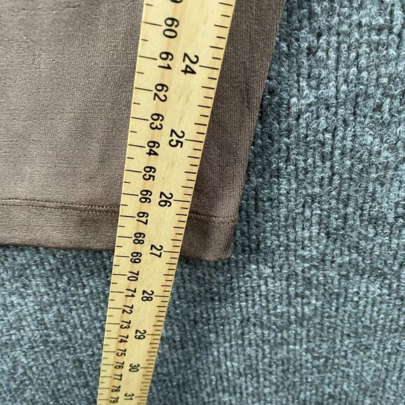 Chicos Traveler Pants 3 Women XL Slinky Brown Pull On Wide Leg Lagenlook Hippie - Picture 10 of 10